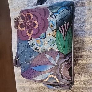 Anuschka Anna Handbag Purse with removable shoulder strap